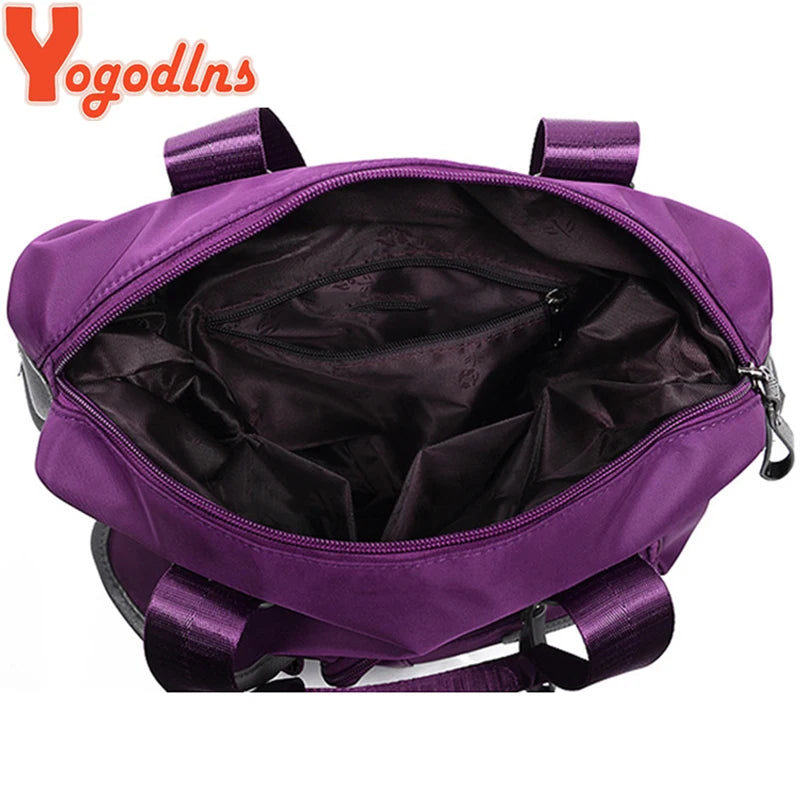 Nylon Female Shoulder Bags Waterproof