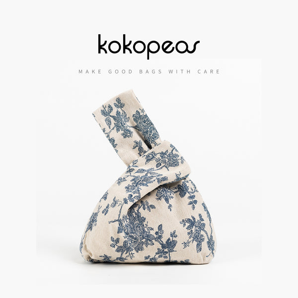 KOKOPEA Japanese Mini Portable Knot Wrist Bag